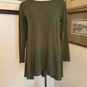 High Low Green Tunic